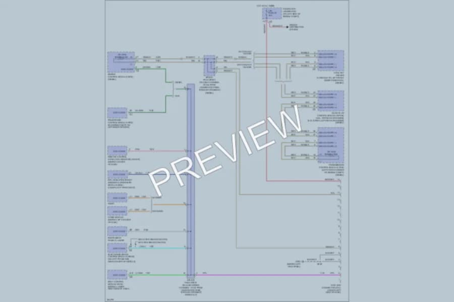 2007 GMC G3500 Computer Data Lines wiring diagram preview with protected circuit layout