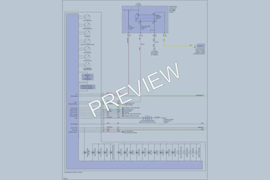 2007 GMC YukonDenali Instrument Cluster wiring diagram preview