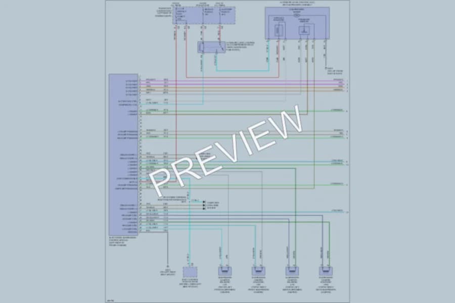 2007 GMC YukonXLDenali Electronic Suspension wiring diagram preview