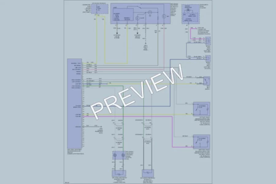 2007 HUMMER H2SUV Supplemental Restraints wiring diagram preview