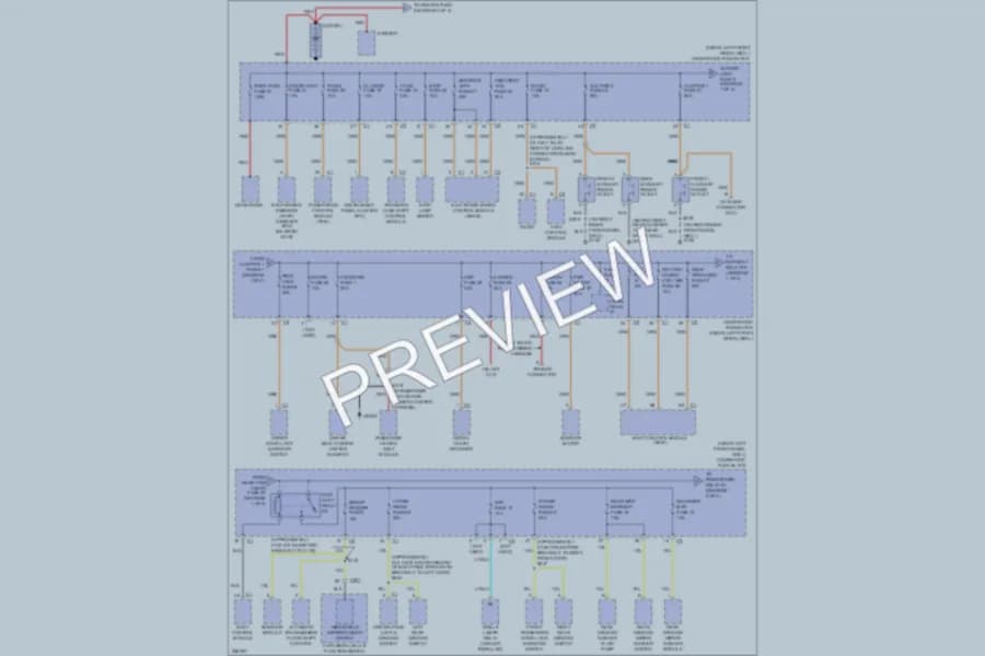 2007 HUMMER H3 Power Distribution wiring diagram preview