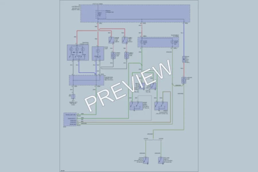 2007 Hyundai Accent Interior Lights wiring diagram preview