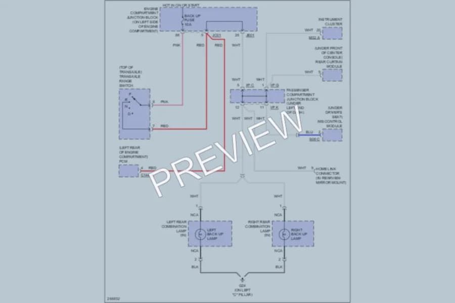 2007 Hyundai Azera Exterior Lights wiring diagram preview