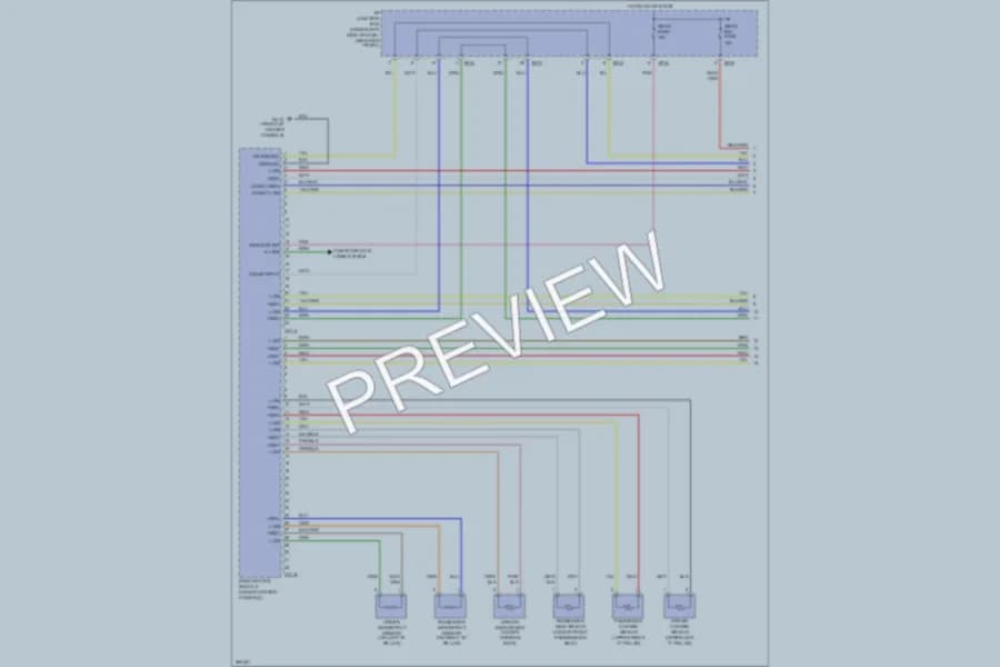 2007 Hyundai Elantra Supplemental Restraints wiring diagram preview