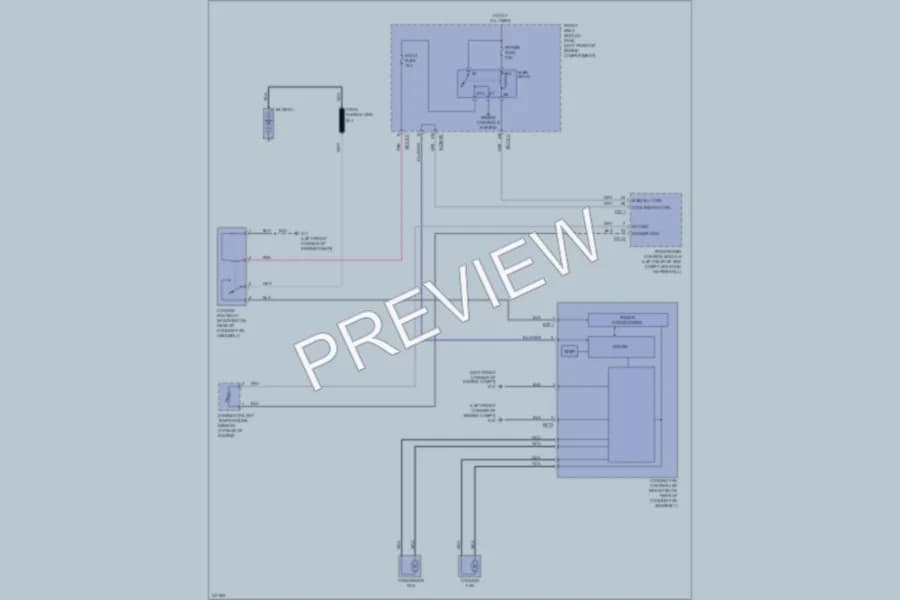 2007 Hyundai Entourage Cooling Fan wiring diagram preview