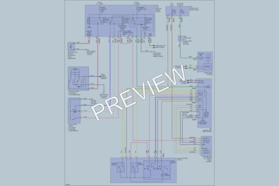 2007 Hyundai Entourage Wiper Washer wiring diagram preview
