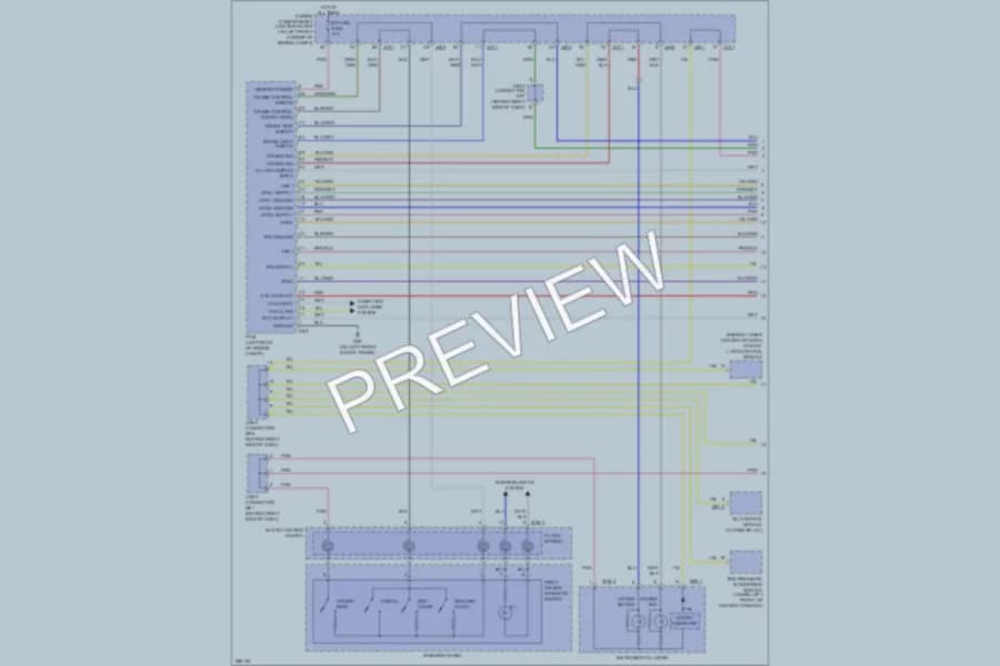 2007 Hyundai Sonata Cruise Control wiring diagram preview