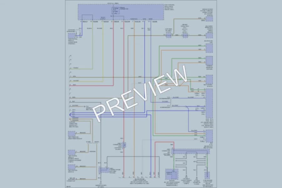 2007 Hyundai Tiburon Computer Data Lines wiring diagram preview