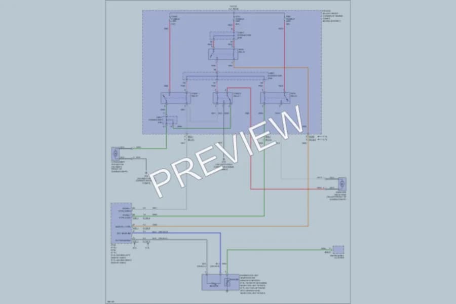 2007 Hyundai Tiburon Cooling Fan wiring diagram preview