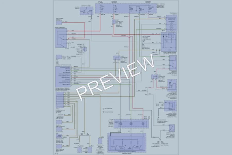 2007 Hyundai Tiburon Cruise Control wiring diagram preview