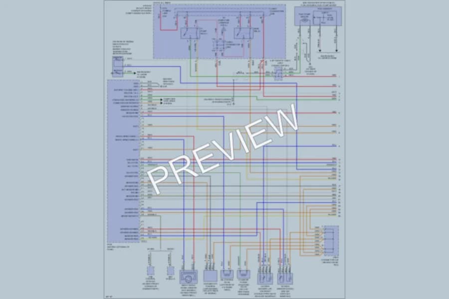 2007 Hyundai Tiburon Engine Performance wiring diagram preview