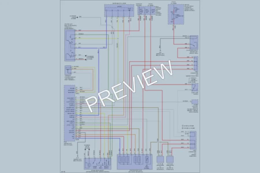 2007 Hyundai Tiburon Transmission wiring diagram preview