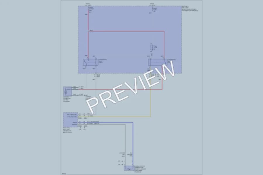 2007 Hyundai Tucson Cooling Fan wiring diagram preview