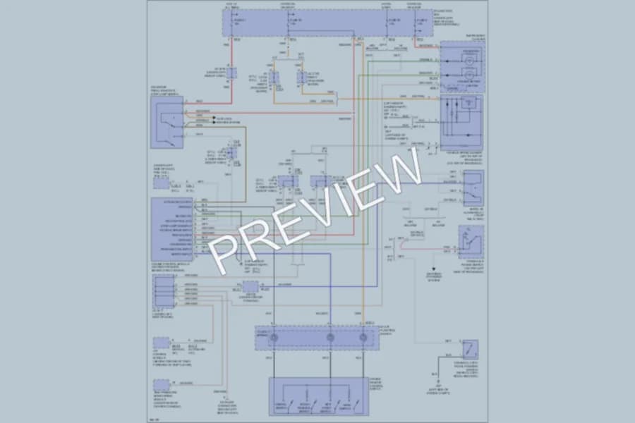 2007 Hyundai Tucson Cruise Control wiring diagram preview