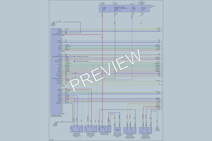 2007 Hyundai Veracruz Memory Systems wiring diagram preview