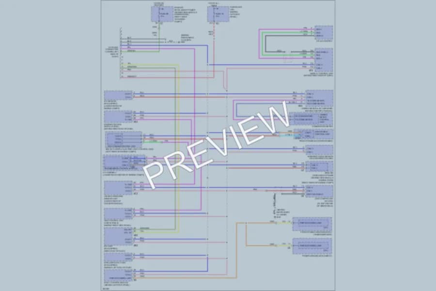 2007 Infiniti FX35 Computer Data Lines wiring diagram preview