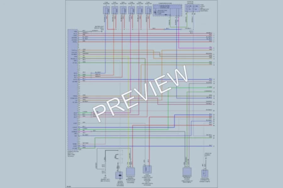 2007 Infiniti FX35 Engine Performance wiring diagram preview