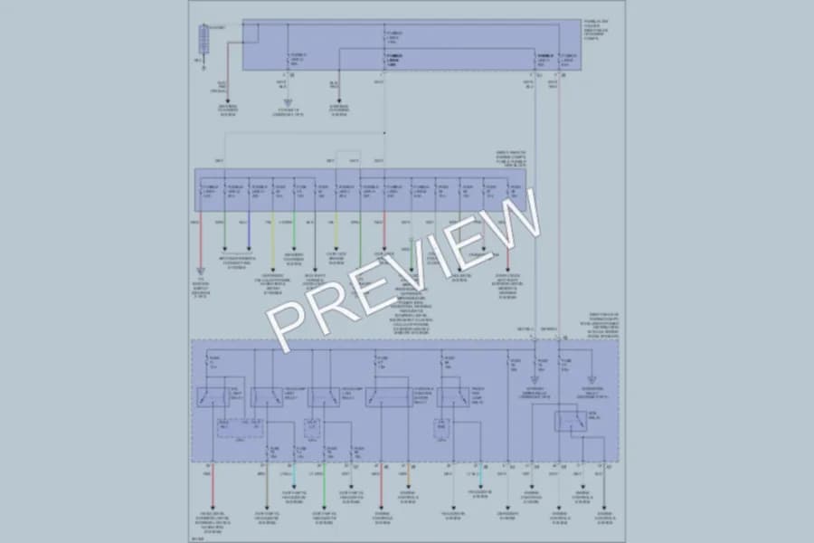 2007 Infiniti FX35 Power Distribution wiring diagram preview