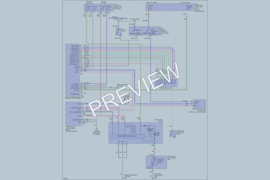 2007 Infiniti FX35 Warning Systems wiring diagram preview