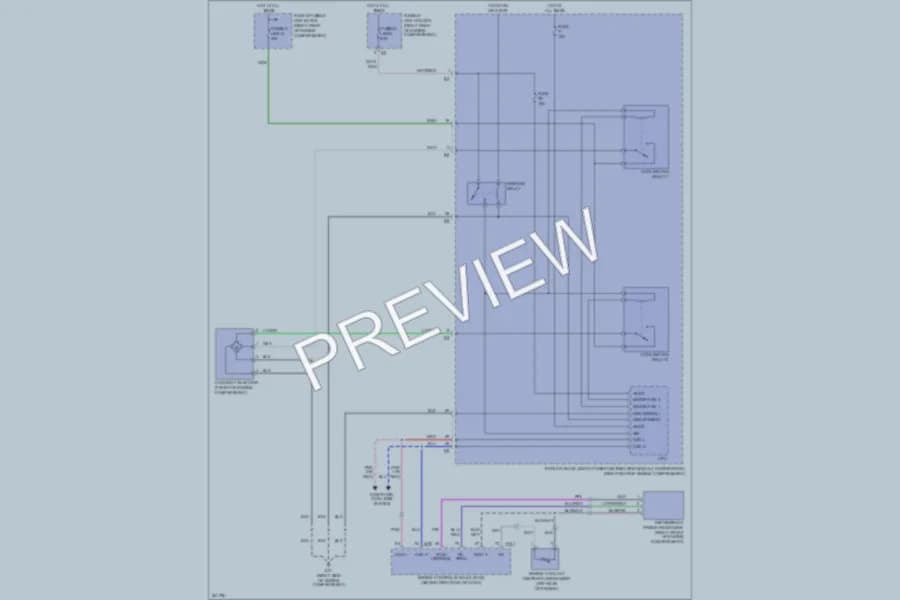 2007 Infiniti FX45 Cooling Fan wiring diagram preview