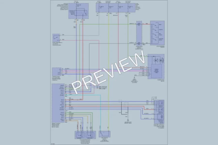 2007 Infiniti FX45 Cruise Control wiring diagram preview