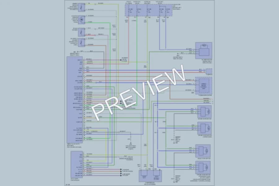 2007 Infiniti G35 Air Conditioning wiring diagram preview