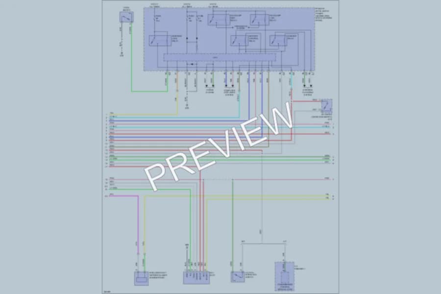 2007 Infiniti G35 Anti Theft wiring diagram preview