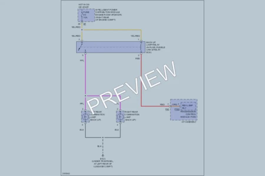 2007 Infiniti G35 Exterior Lights wiring diagram preview