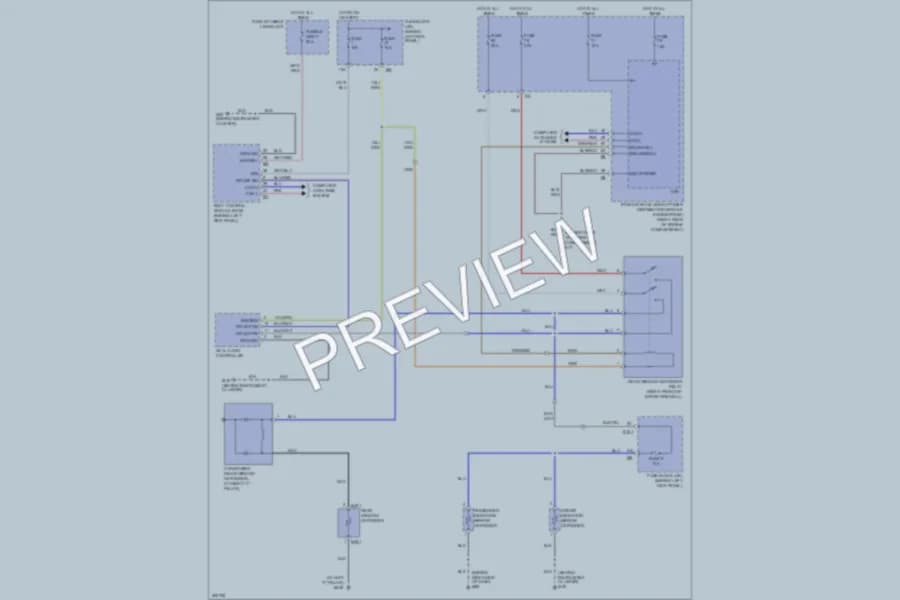 2007 Infiniti G35x Defoggers wiring diagram preview