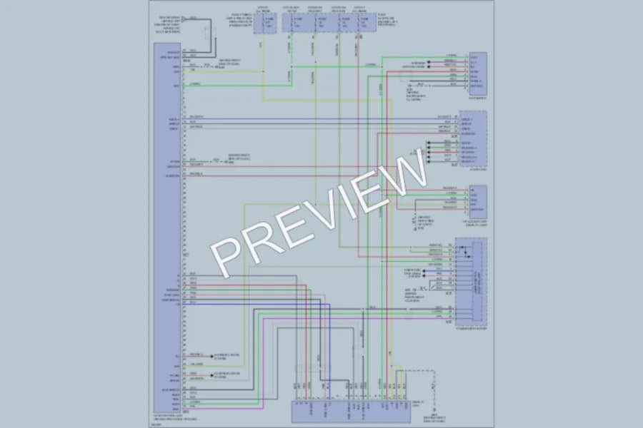 2007 Infiniti G35x Navigation wiring diagram preview