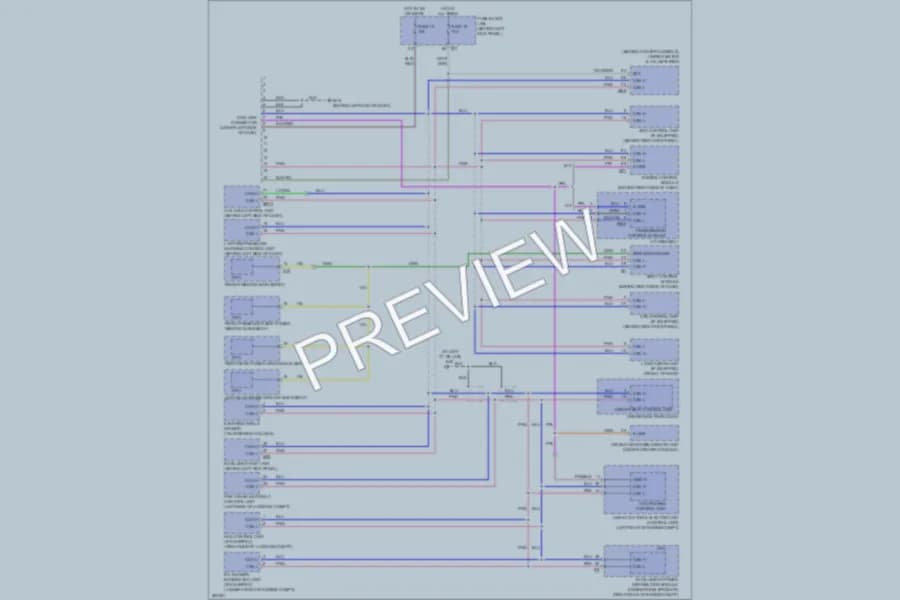2007 Infiniti M35 Computer Data Lines wiring diagram preview