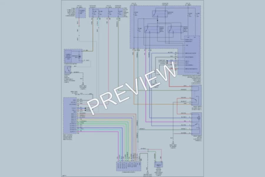 2007 Infiniti M35 Wiper Washer wiring diagram preview
