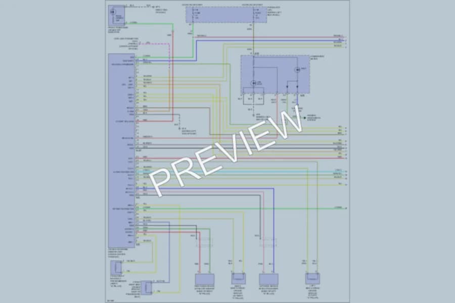 2007 Infiniti M35x Supplemental Restraints wiring diagram preview