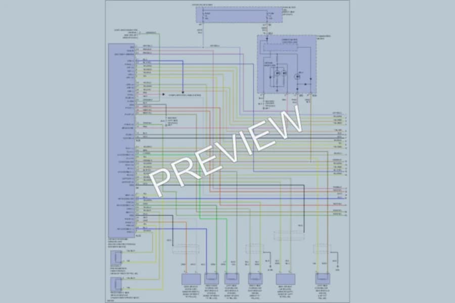 2007 Infiniti QX56 Supplemental Restraints wiring diagram preview