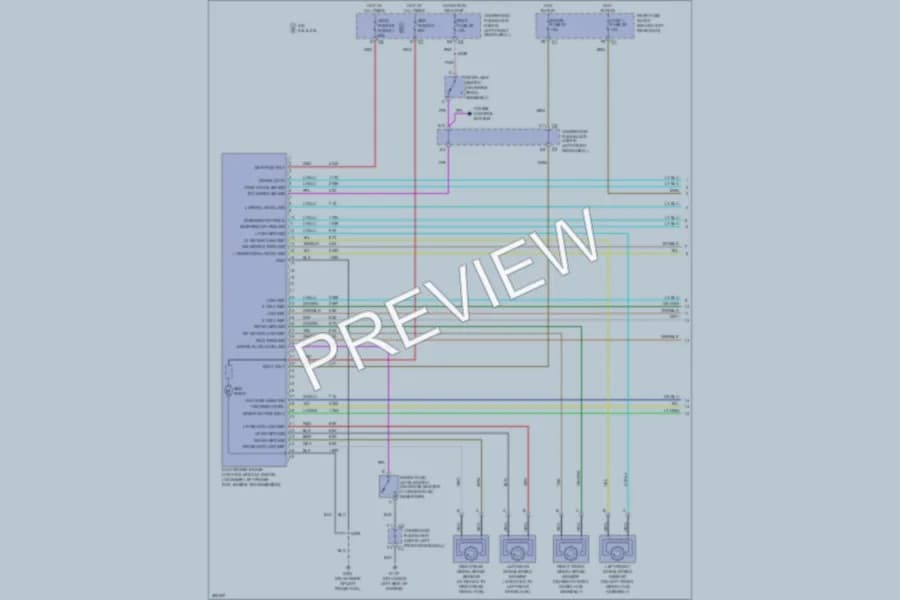 2007 Isuzu Ascender Anti Lock Brakes wiring diagram preview