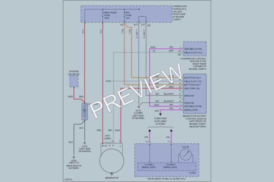 2007 Isuzu i370Pickup Starting Charging wiring diagram preview