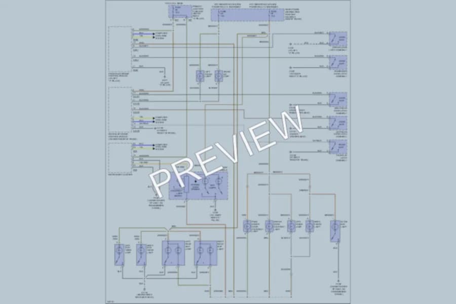 2007 Jaguar SType Interior Lights wiring diagram preview