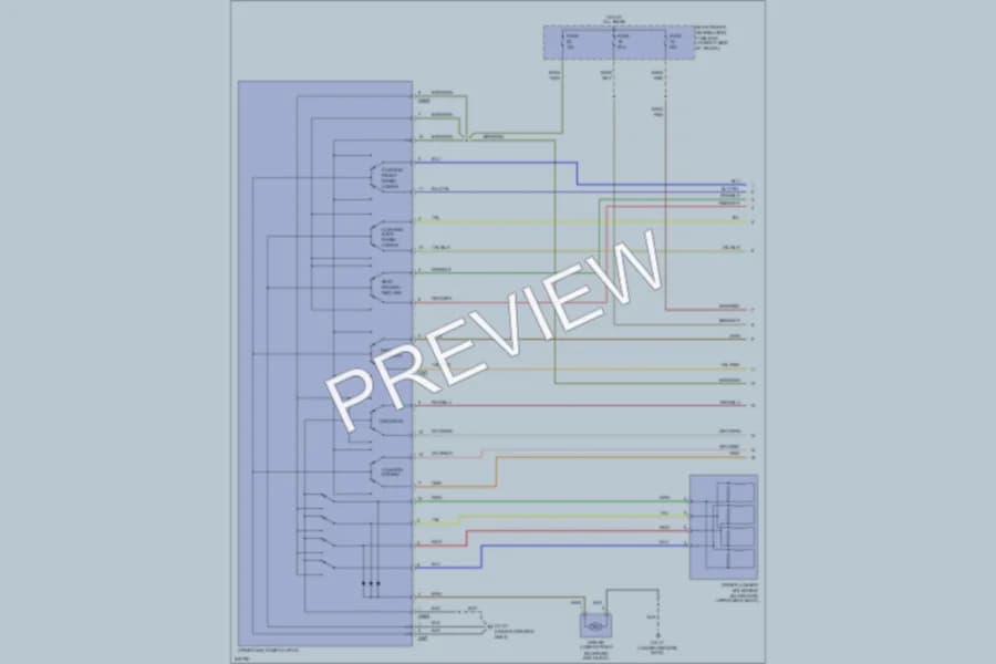 2007 Jaguar SType Memory Systems wiring diagram preview