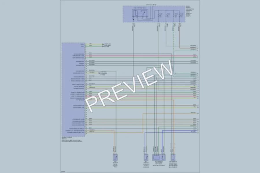 2007 Jaguar VandenPlas Engine Performance wiring diagram preview