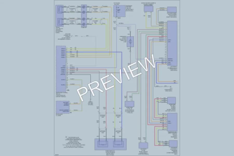 2007 Jaguar XJ8L Supplemental Restraints wiring diagram preview