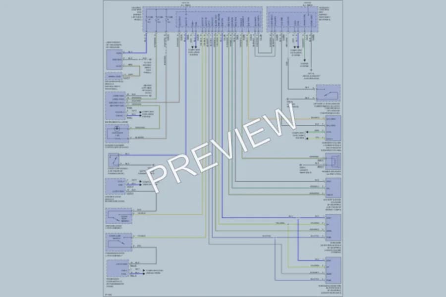 2007 Jaguar XK Anti Theft wiring diagram preview