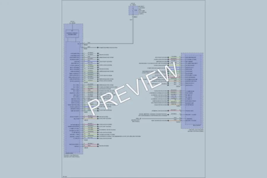 2007 Jaguar XKR Body Control Modules wiring diagram preview
