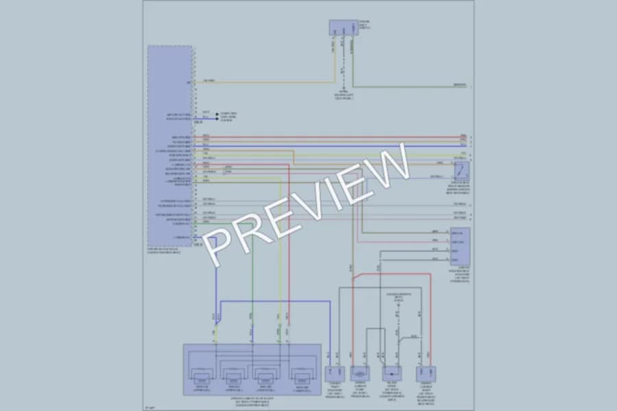 2007 Jaguar XKR Memory Systems wiring diagram preview