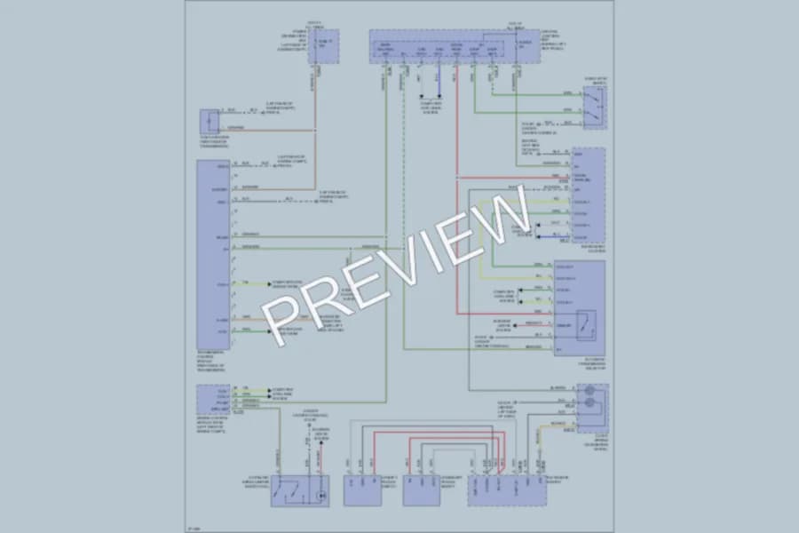 2007 Jaguar XKR Transmission wiring diagram preview