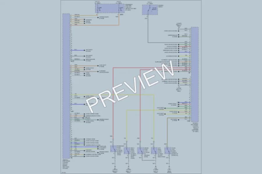2007 Jaguar XType Body Control Modules wiring diagram preview
