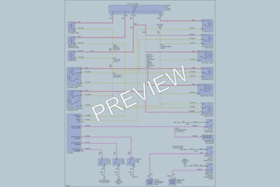 2007 Jeep Commander Interior Lights wiring diagram preview