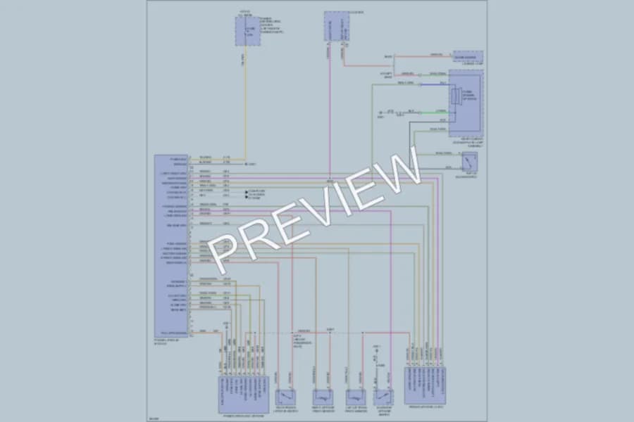 2007 Jeep Commander Trunk Tailgate Fuel Door wiring diagram preview