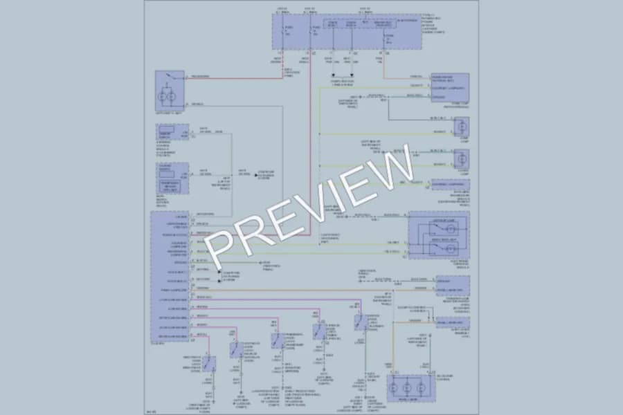 2007 Jeep Compass Interior Lights wiring diagram preview
