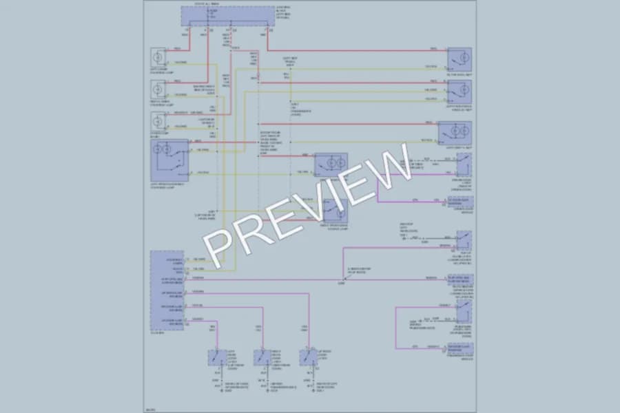 2007 Jeep GrandCherokee Interior Lights wiring diagram preview
