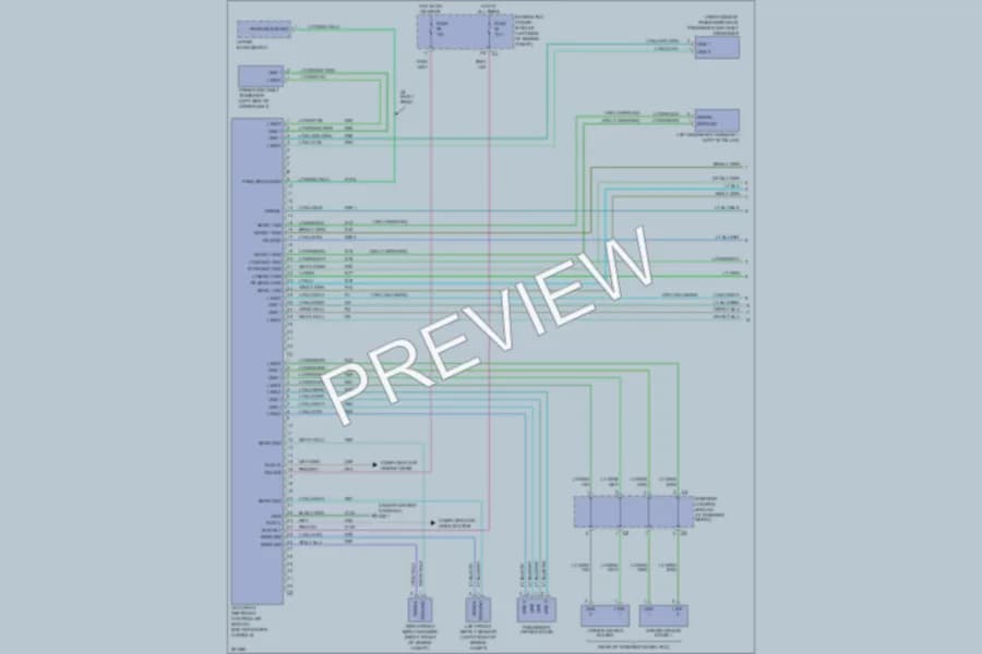 2007 Jeep GrandCherokee Supplemental Restraints wiring diagram preview